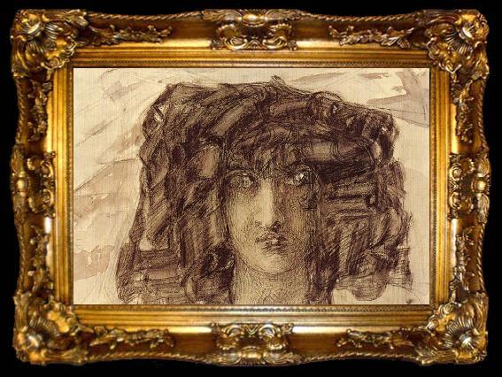 framed  Mikhail Vrubel Head of the Demon, ta009-2